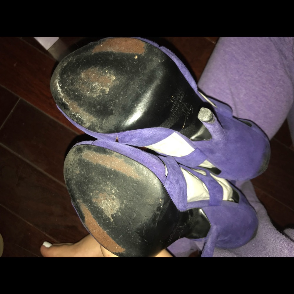 Giuseppe zanotti purple heels - Picture 5 of 9